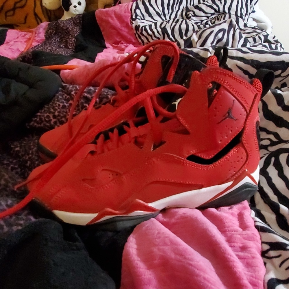 Red jordans